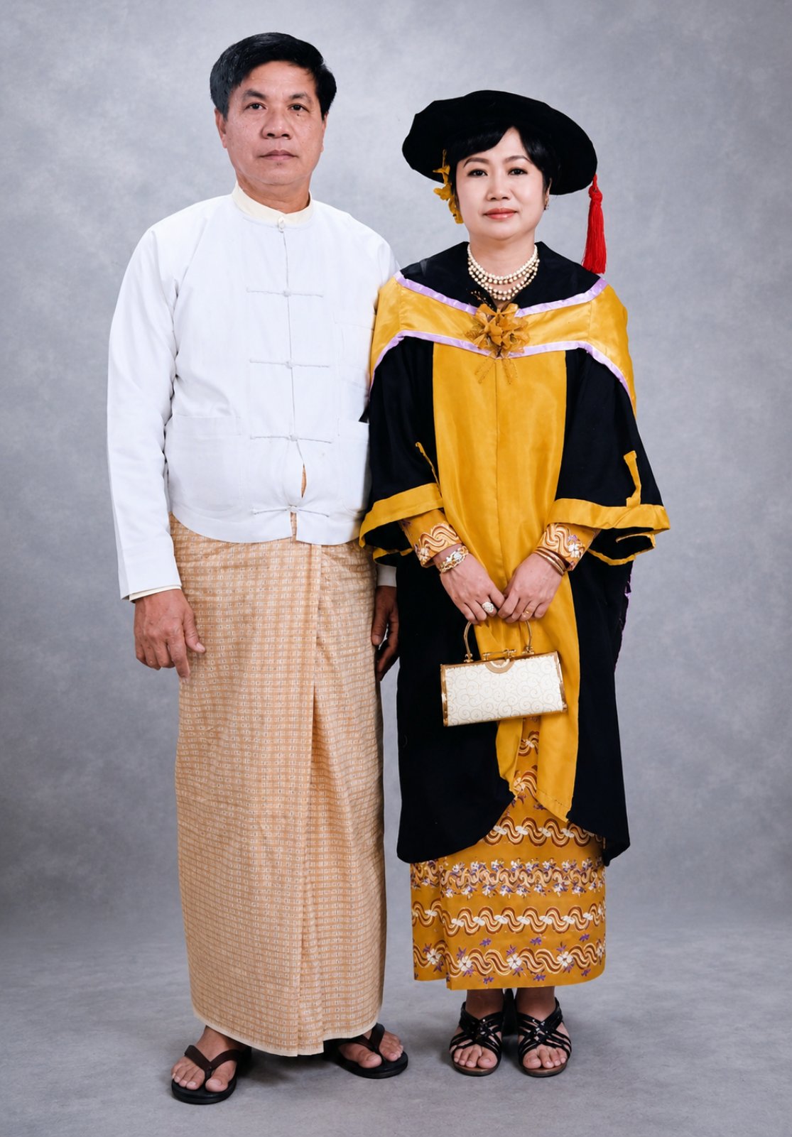 ဦးတင်အောင်ထွန်း+ဒေါက်တာဌေးဌေးဝင်း မိသားစု